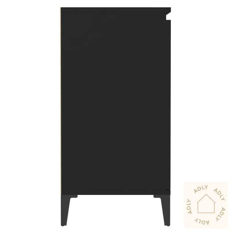 Skjenk Svart 60X35X70 Cm Konstruert Tre