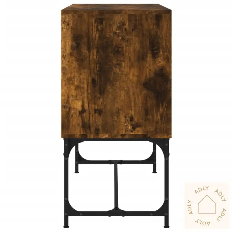 Skjenk Røkt Eik 100X40X79,5 Cm Konstruert Tre