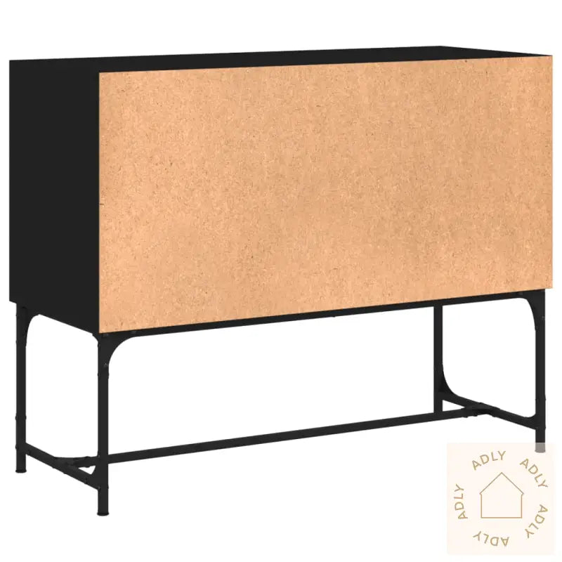 Skjenk Svart 100X40X79,5 Cm Konstruert Tre