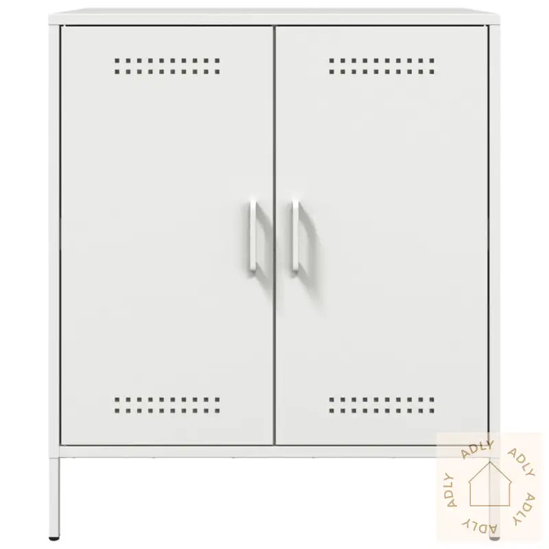Skjenk Hvit 68X39X79 Cm Stål