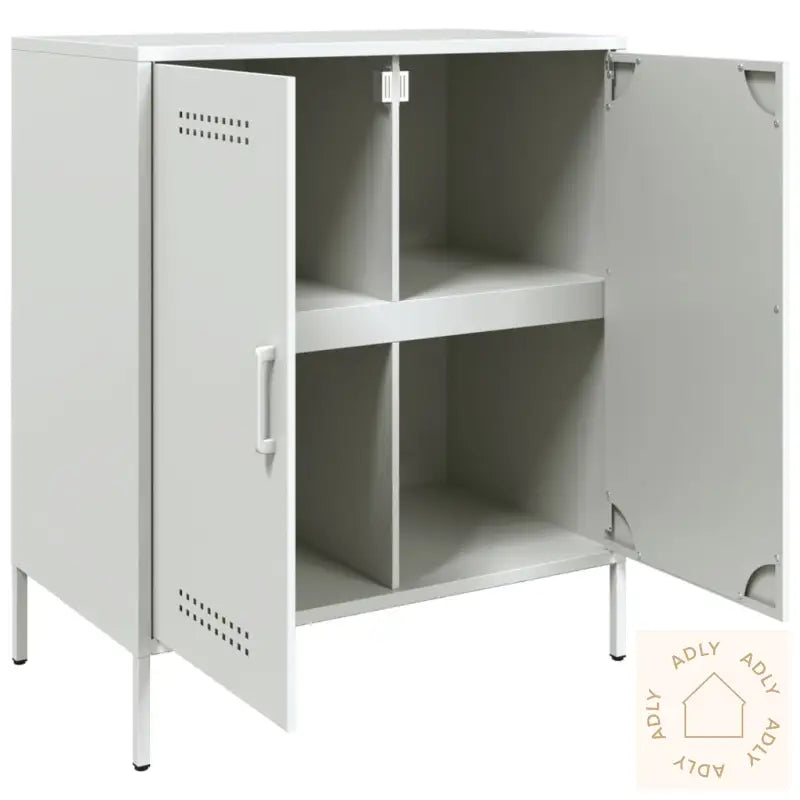 Skjenk Hvit 68X39X79 Cm Stål