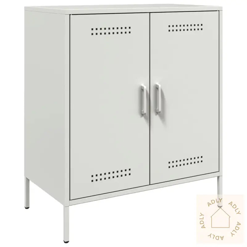 Skjenk Hvit 68X39X79 Cm Stål