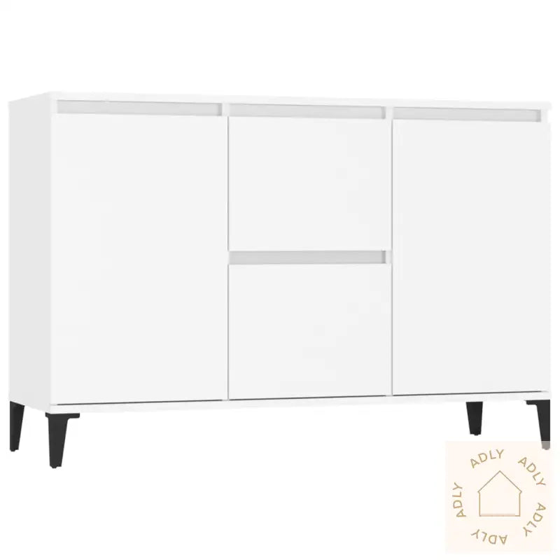 Skjenk Hvit 104X35X70 Cm Konstruert Tre