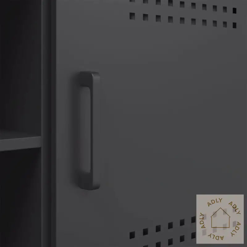 Tv-Benk Svart 100,5X39X50,5 Cm Stål