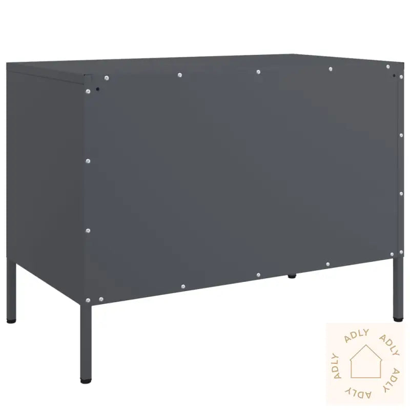 Tv-Benker 2 Stk Antrasitt 68X39X50,5 Cm Stål