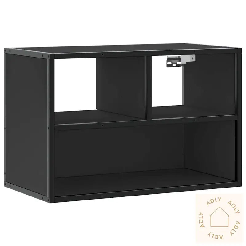 Tv-Benk Svart 60X31X39,5 Cm Konstruert Tre Og Metall