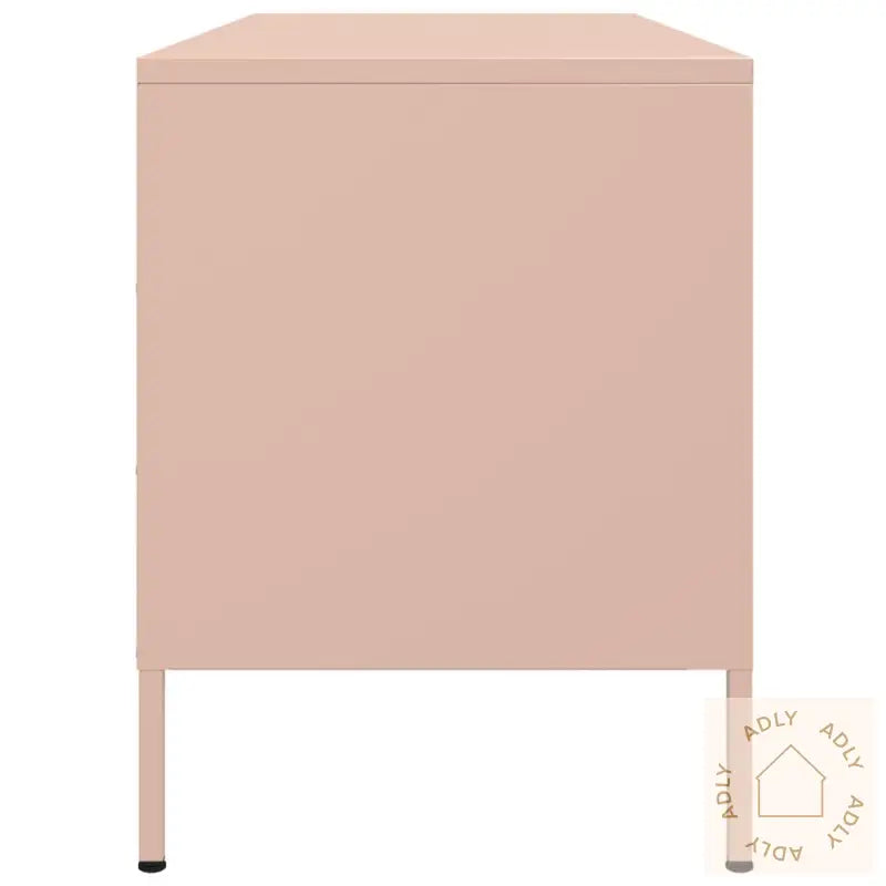 Tv-Benk Rosa 100,5X39X50,5 Cm Stål