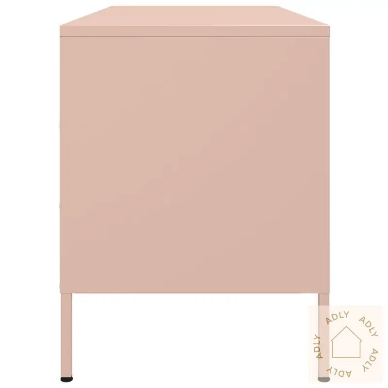 Tv-Benk Rosa 100,5X39X50,5 Cm Stål