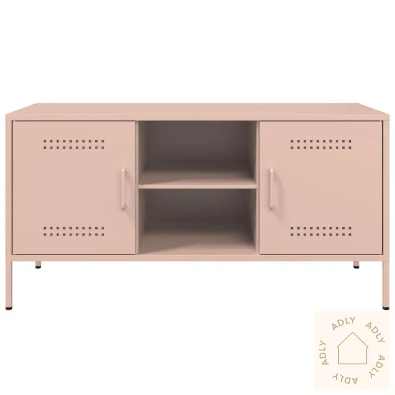 Tv-Benk Rosa 100,5X39X50,5 Cm Stål