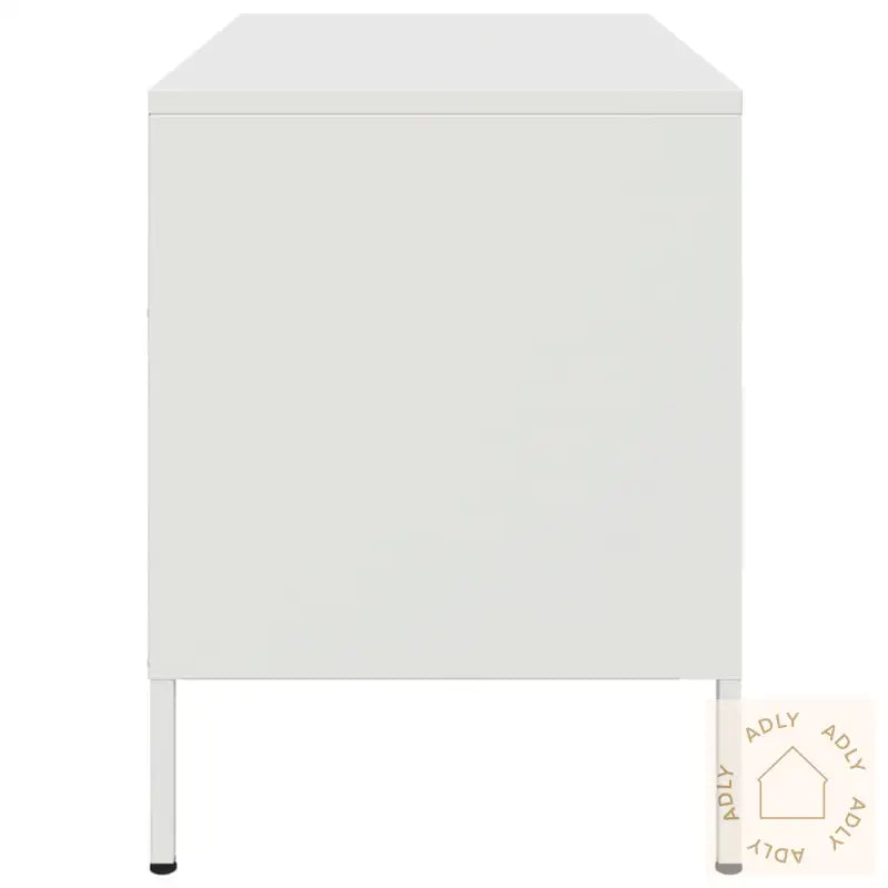Tv-Benk Hvit 68X39X50,5 Cm Stål