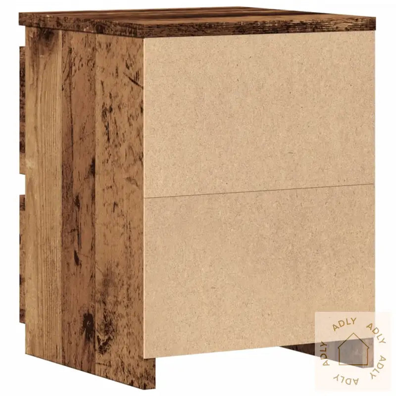 Nattbord 2 Stk Gammelt Tre 30X30X40 Cm Konstruert Tre