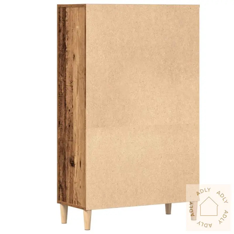 Highboard Gammelt Tre 70X31X115 Cm Konstruert Tre