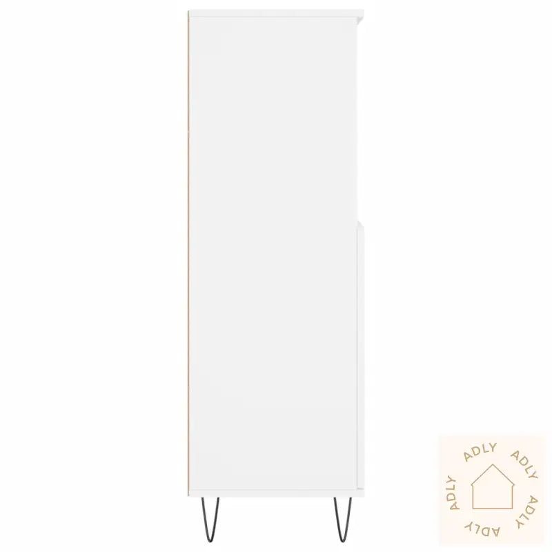 Highboard Hvit 60X36X110 Cm Konstruert Tre
