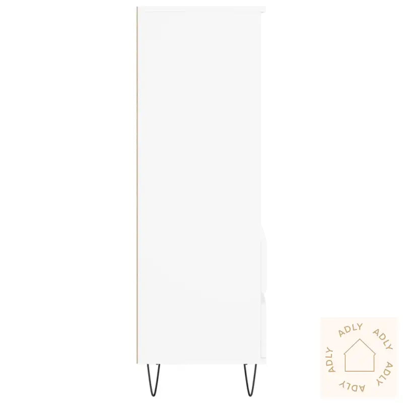 Highboard Hvit 40X36X110 Cm Konstruert Tre