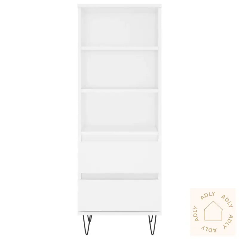 Highboard Hvit 40X36X110 Cm Konstruert Tre