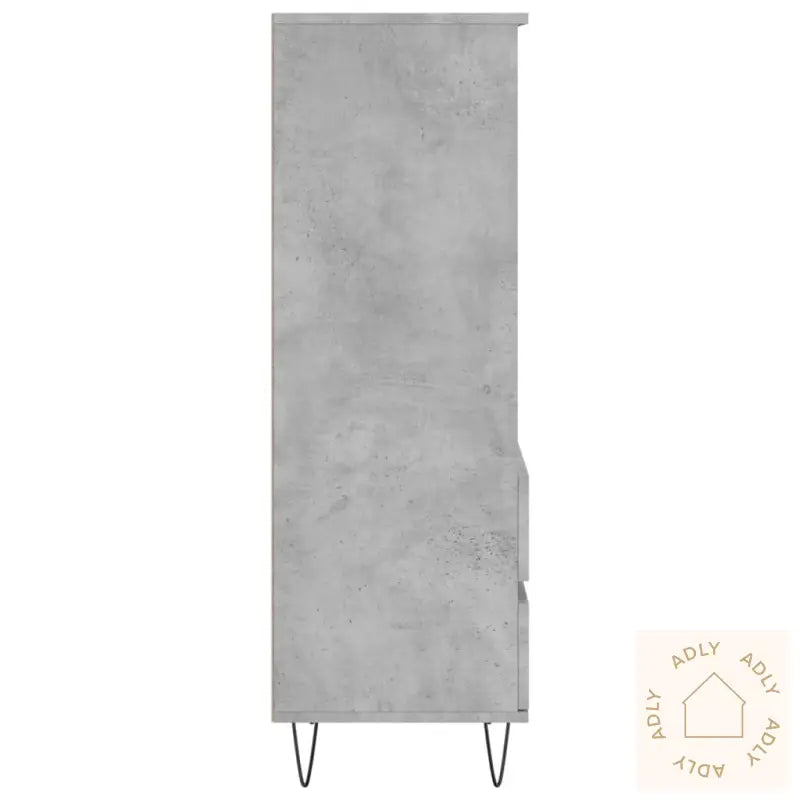 Highboard Betonggrå 40X36X110 Cm Konstruert Tre