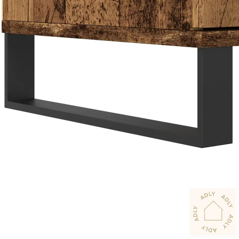 Highboard Gammelt Tre 60X36X110 Cm Konstruert Tre
