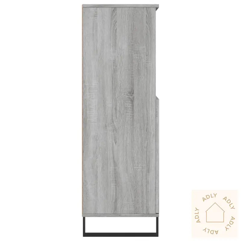 Highboard Grå Sonoma 60X36X110 Cm Konstruert Tre