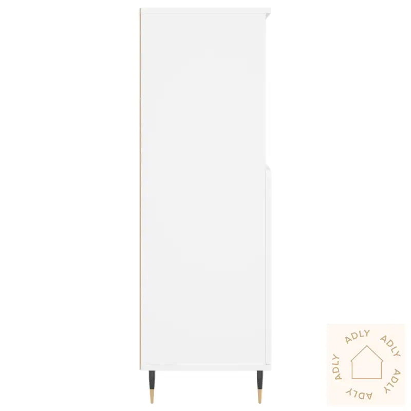 Highboard Hvit 60X36X110 Cm Konstruert Tre
