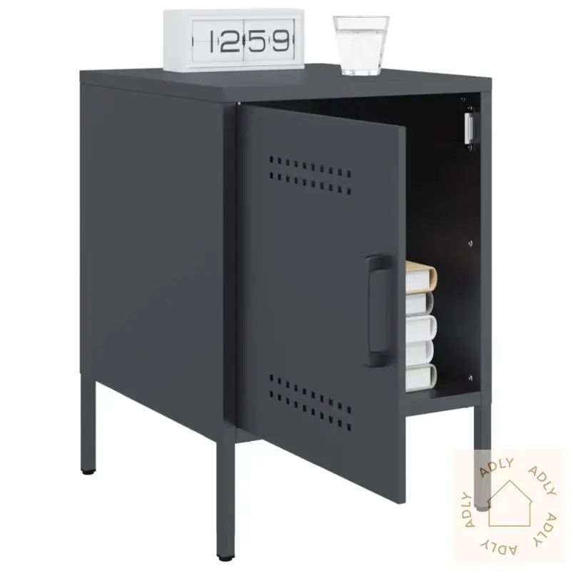 Nattbord Antrasitt 36X39X50,5 Cm Stål