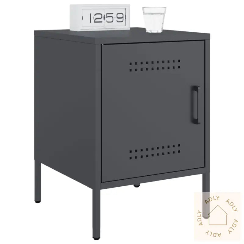 Nattbord Antrasitt 36X39X50,5 Cm Stål