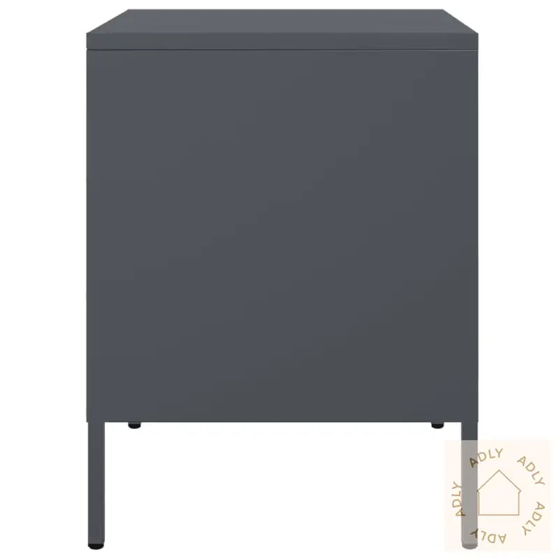 Nattbord Antrasitt 36X39X50,5 Cm Stål