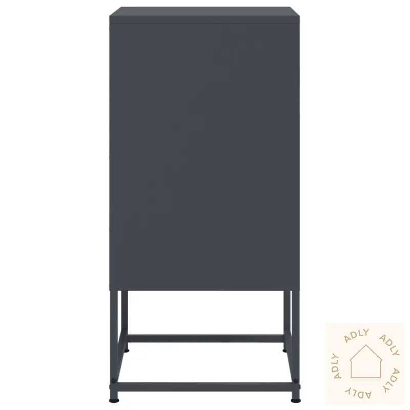 Nattbord Antrasitt 36X39X78 Cm Stål