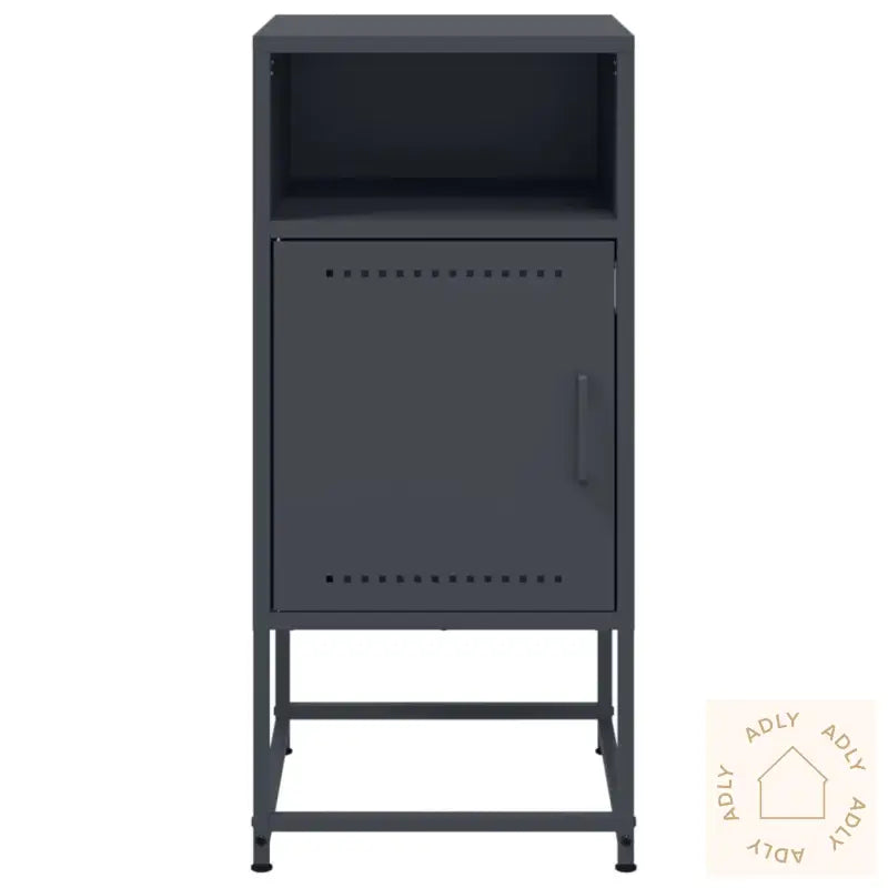 Nattbord Antrasitt 36X39X78 Cm Stål