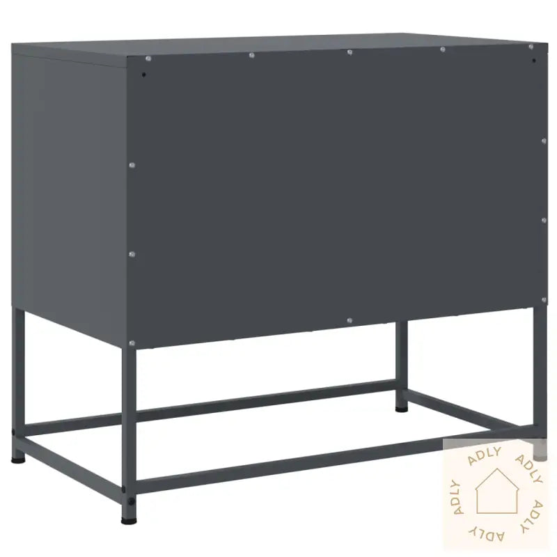 Tv-Benk Antrasitt 68,5X39X60,5 Cm Stål
