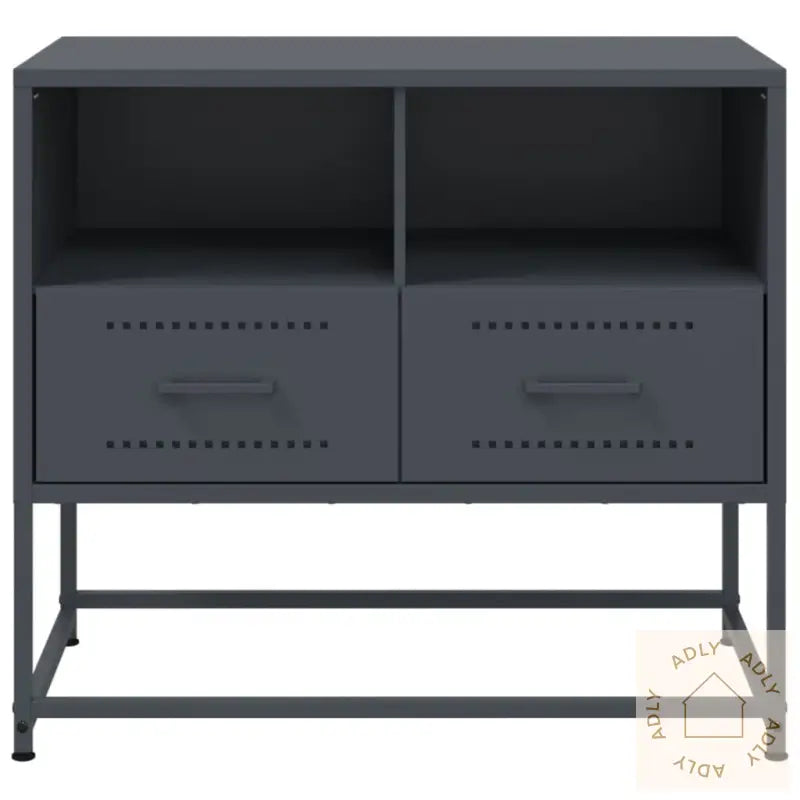 Tv-Benk Antrasitt 68X39X60,5 Cm Stål