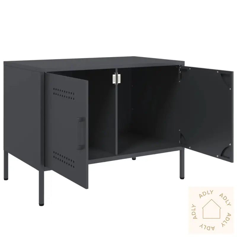 Tv-Benk Antrasitt 68X39X50,5 Cm Stål