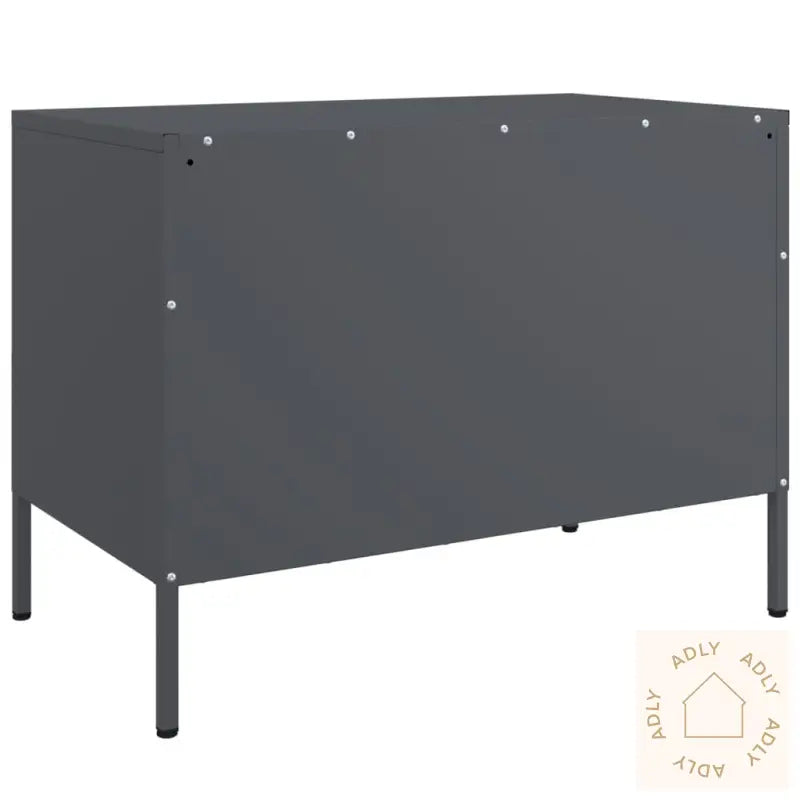 Tv-Benk Antrasitt 68X39X50,5 Cm Stål