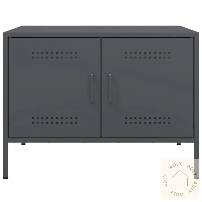 Tv-Benk Antrasitt 68X39X50,5 Cm Stål