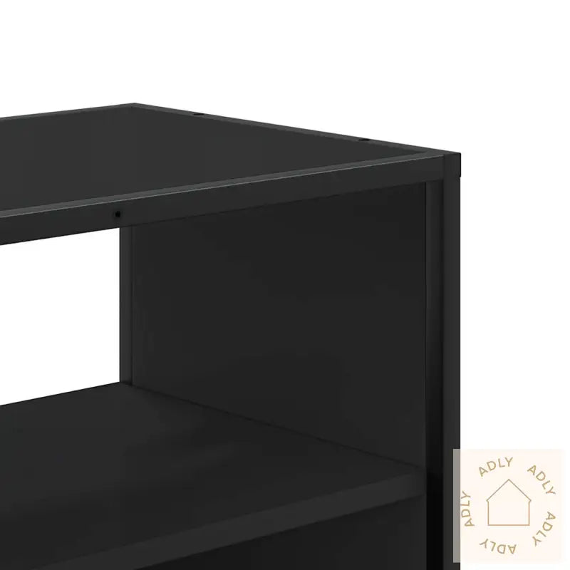 Tv-Benk Svart 80X31X39,5 Cm Konstruert Tre Og Metall