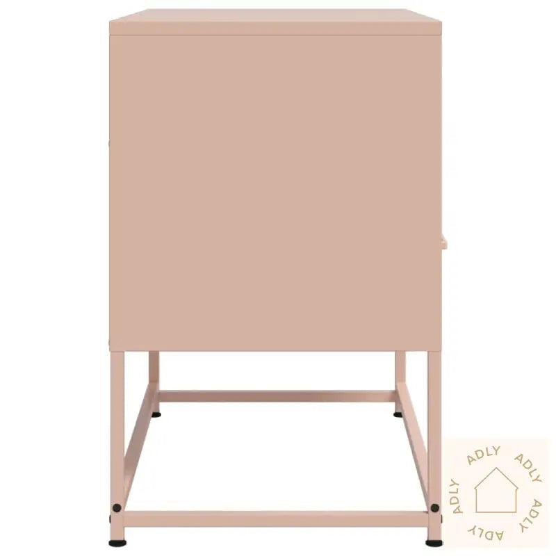 Tv-Benk Rosa 68X39X60,5 Cm Stål