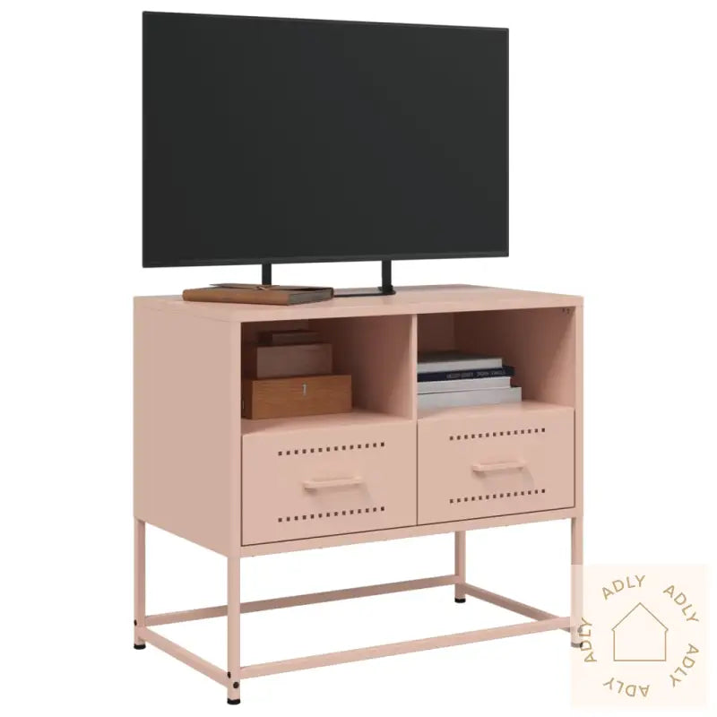Tv-Benk Rosa 68X39X60,5 Cm Stål