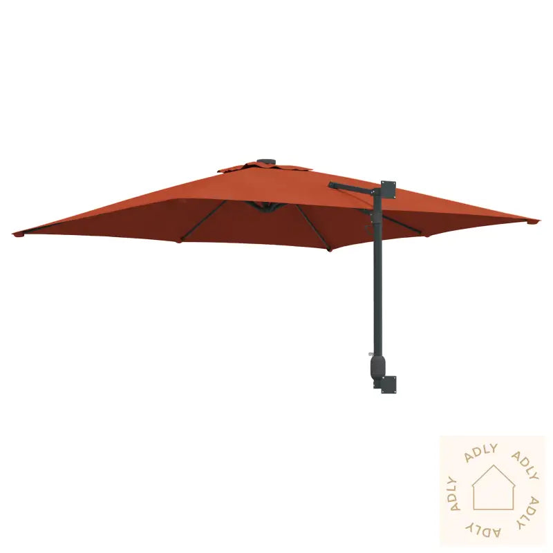 Cantilever-Parasoll Terracotta Polyester Stor Vippbar