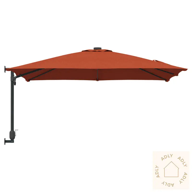Cantilever-Parasoll Terracotta Polyester Stor Vippbar