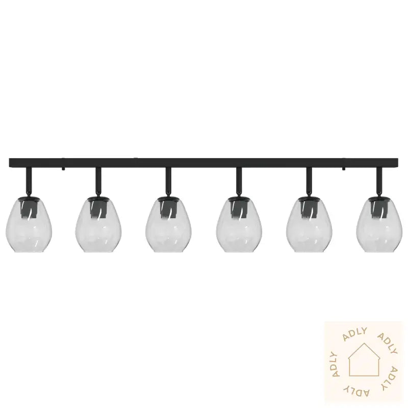 Taklamper Med Justerbar Glassekslampe I Antrasitt E27