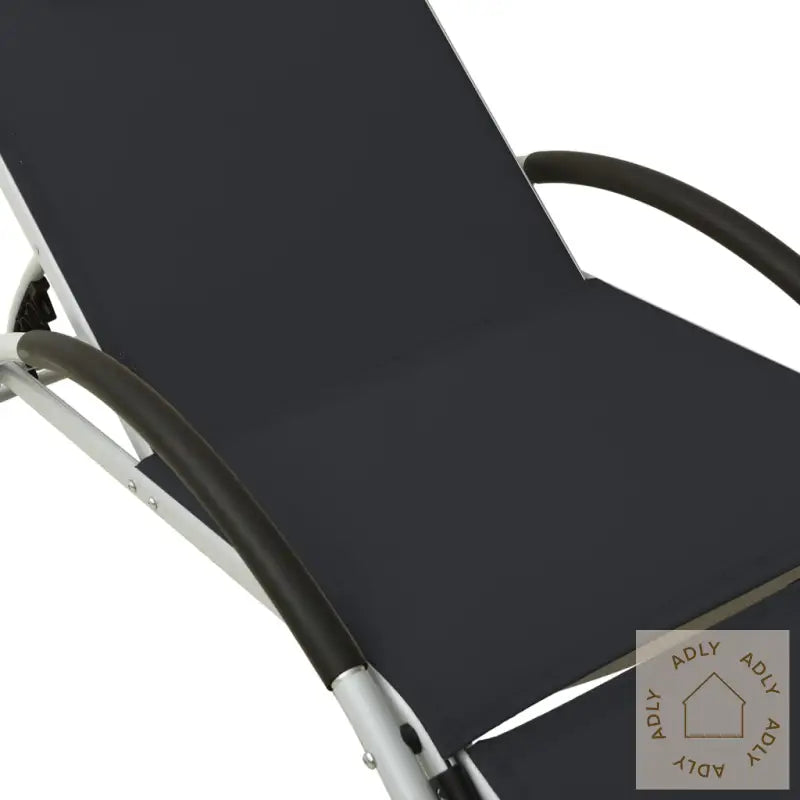 Solseng Med Pute Textilene Svart