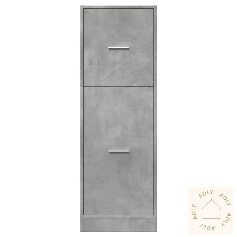 Apotekskap Betonggrå 40X41X118 Cm Konstruert Tre
