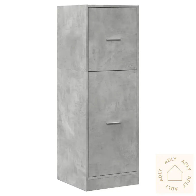 Apotekskap Betonggrå 40X41X118 Cm Konstruert Tre