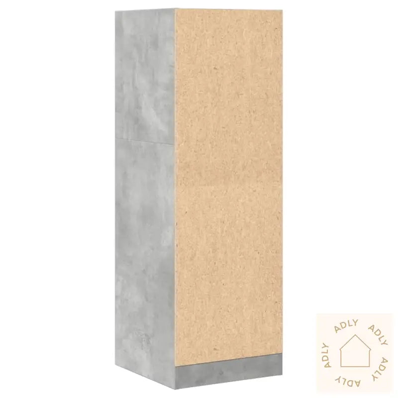 Apotekskap Betonggrå 40X41X118 Cm Konstruert Tre