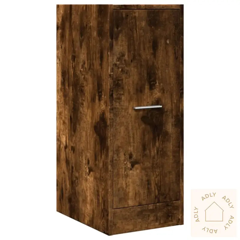 Apotekskap Røkt Eik 30X41X77,5 Cm Konstruert Tre