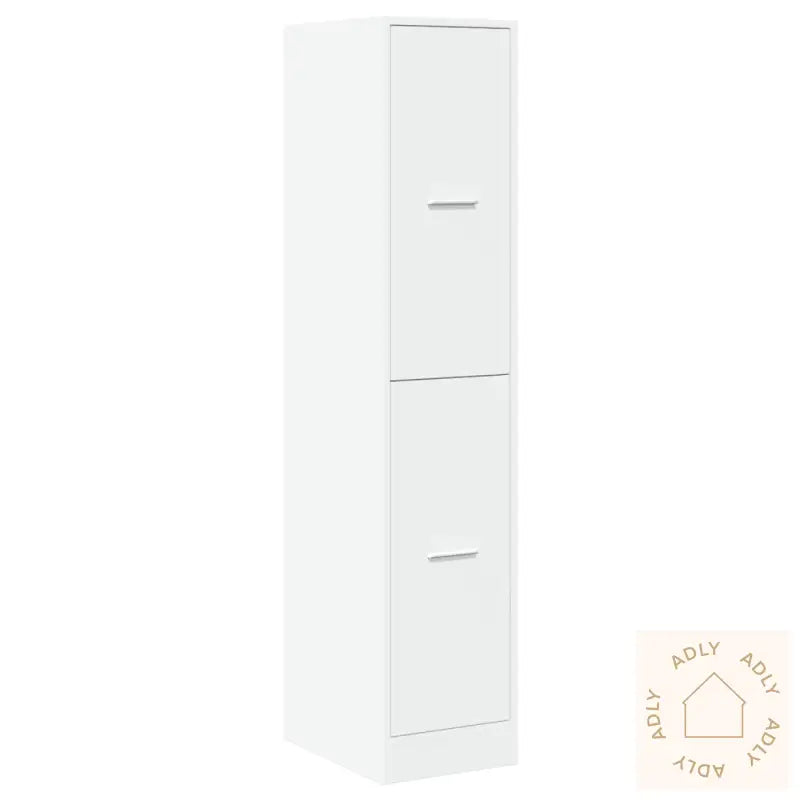 Apotekskap Hvit 30X41X144,5 Cm Konstruert Tre
