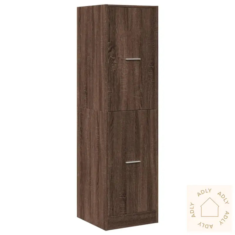 Apotekskap Brun Eik 40X41X144,5 Cm Konstruert Tre