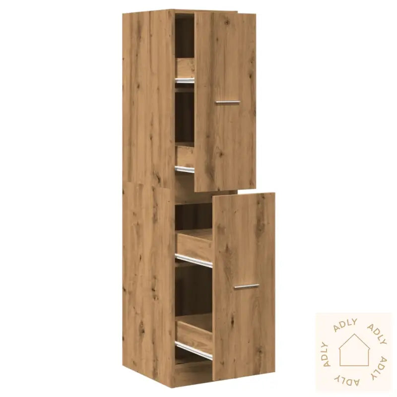 Apotekskap Artisan Eik 30X41X144,5 Cm Konstruert Tre