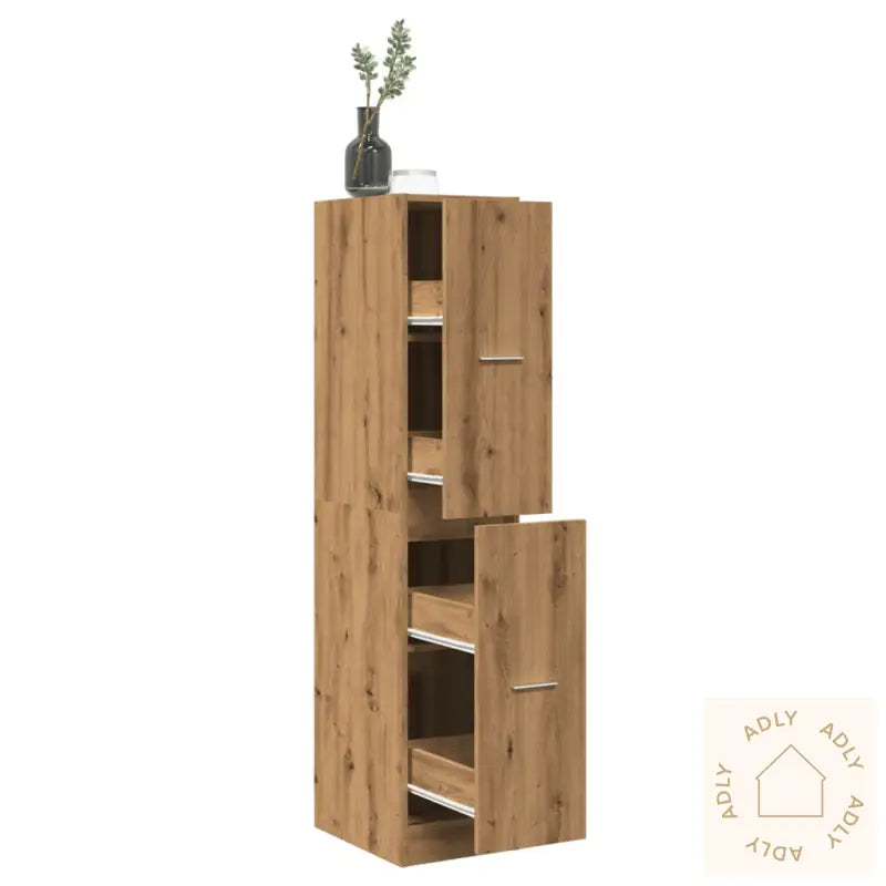 Apotekskap Artisan Eik 30X41X144,5 Cm Konstruert Tre