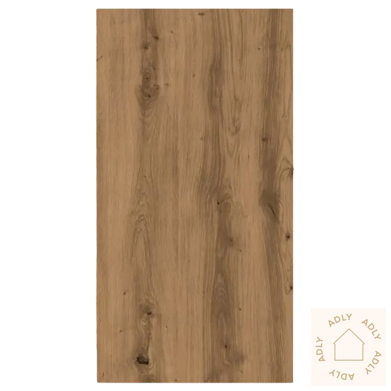 Rectangular trestrukturerte paneler i artisan eik til dine møbler og klassisk apotekskap