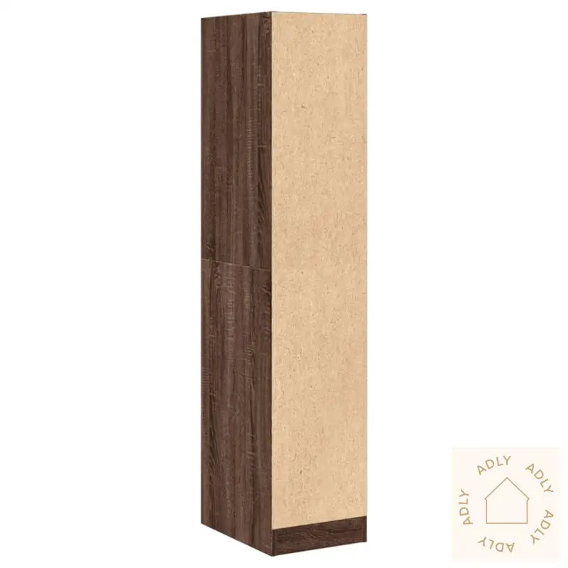 Apotekskap Brun Eik 30X41X144,5 Cm Konstruert Tre